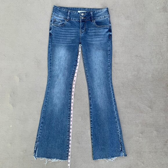 Pacsun Stretch Low Rise Boot 2-Button Jeans Sz27 - Picture 10 of 16